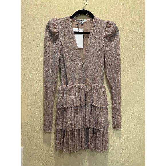 Size XS Sabina Musayev X REVOLVE Carry Mini Dress in Rose REVOLVE MSRP $250 - Picture 5 of 8